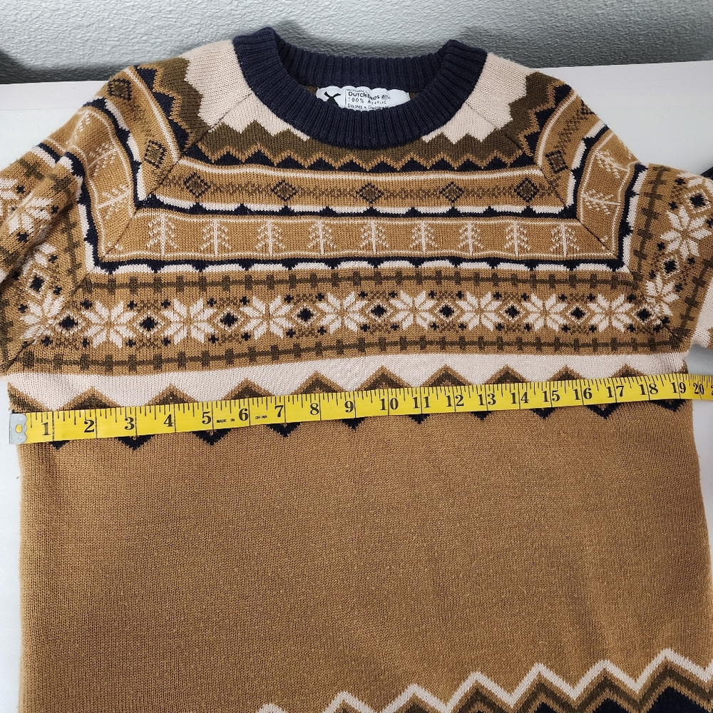 Dutch Bros. Windmill Fair Isle Christmas Sweater - Picture 5 of 6